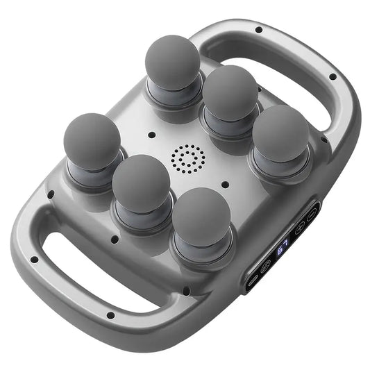 Pistola de masaje de seis cabezales